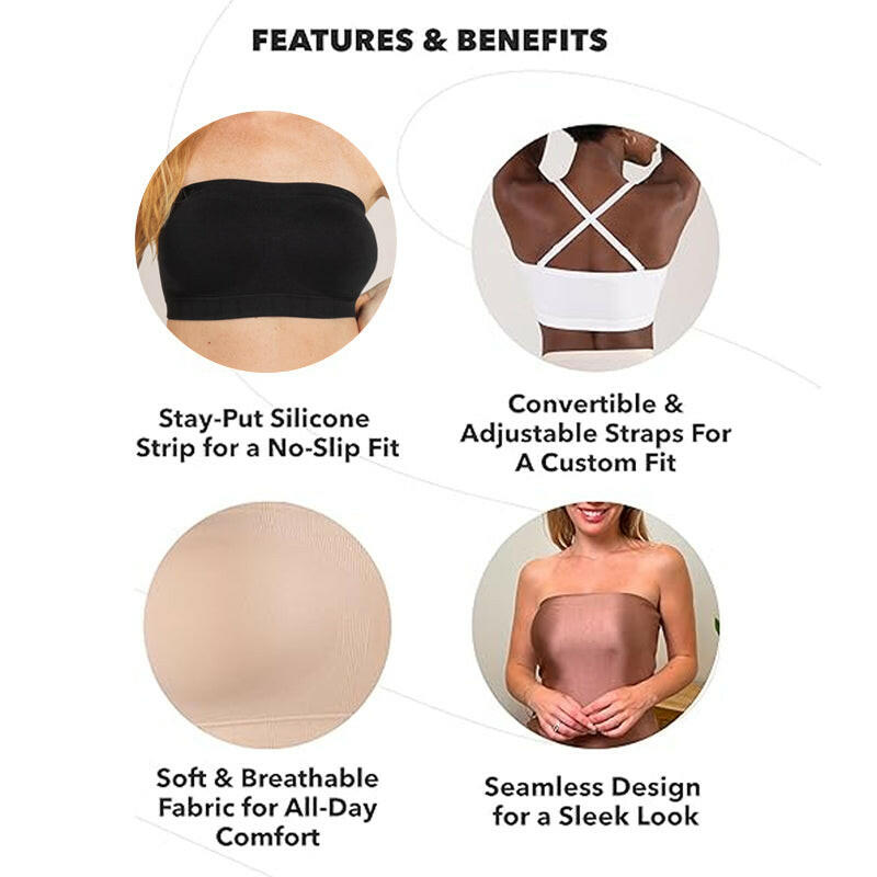 Wireless Removable Strap Bra for Women