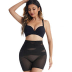 Hip-Lifting Breathable Mesh High-Waist Shaping Pants