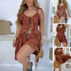 🩷New products🤎Sassy Ruffles Duo - Cami & Shorts