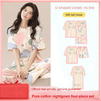 New Four-piece Pajamas for Women