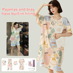 New Four-piece Pajamas for Women