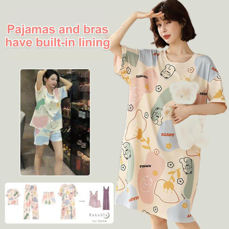 New Four-piece Pajamas for Women