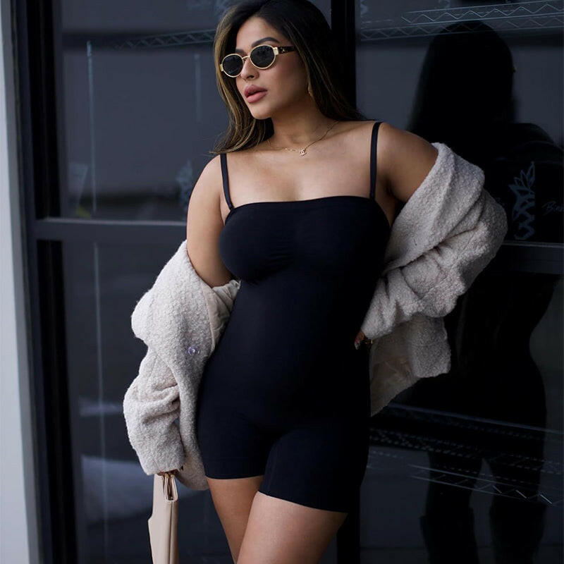 Tummy Control Seamless Shapewear with Removable Straps