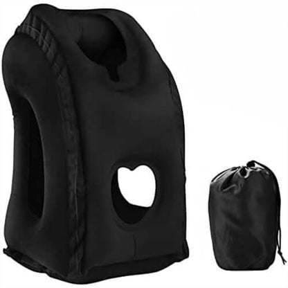 🔥Last day 48% off 🔥leosporr Inflatable Travel Pillow——45° Ergonomic Inflatable Travel Pillow | Neck & Arm Support for Airplane Sleep, Office Naps & Long Trips