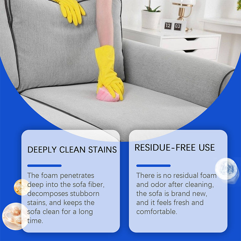 🛋️💨 Powerful Fabric Sofa Foam Cleaner – Stain Lift & Fresh Foam ✨🧼