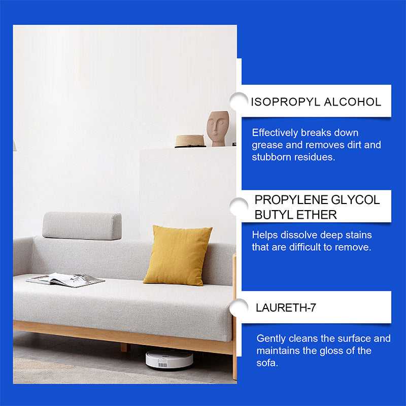 🛋️💨 Powerful Fabric Sofa Foam Cleaner – Stain Lift & Fresh Foam ✨🧼