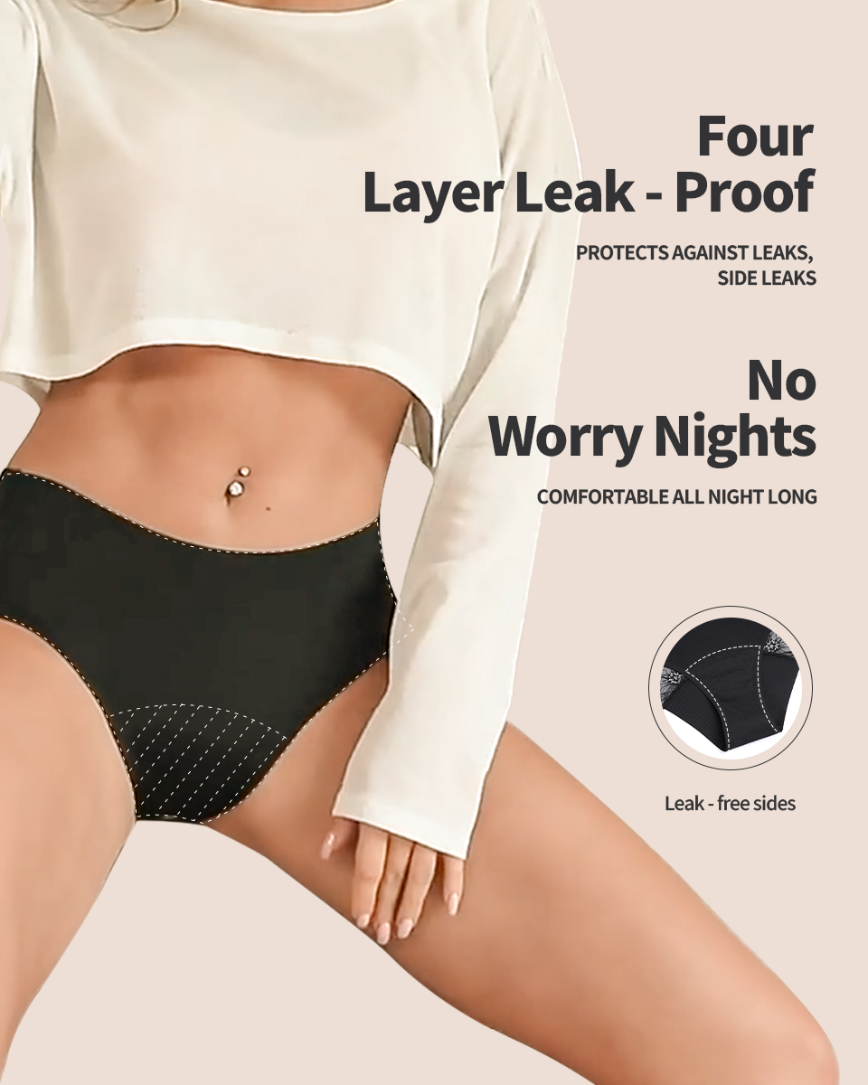 Women's Sexy Lace 4-Layer Leakproof Period Panties