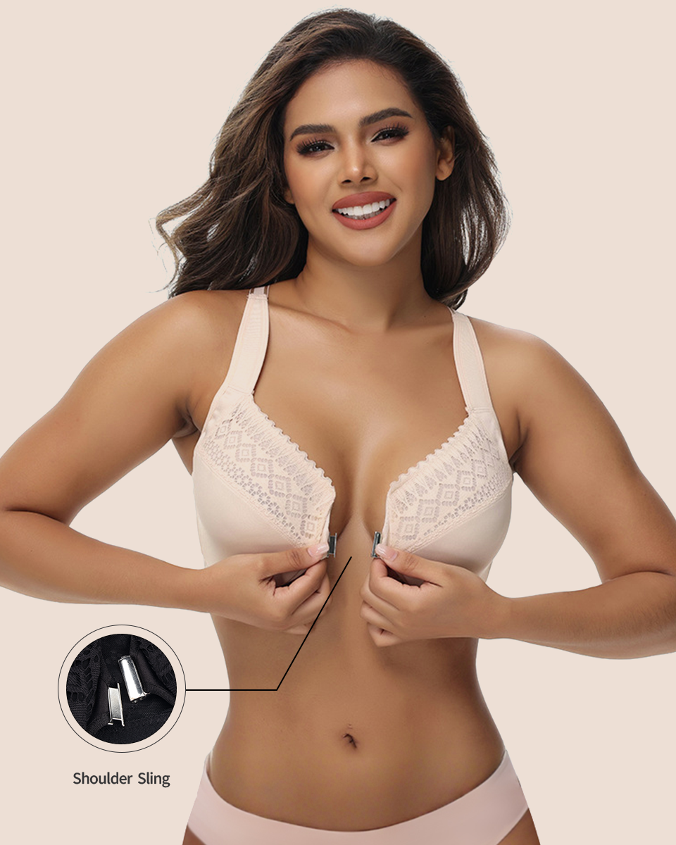Women's Push Up Front Closure Bra