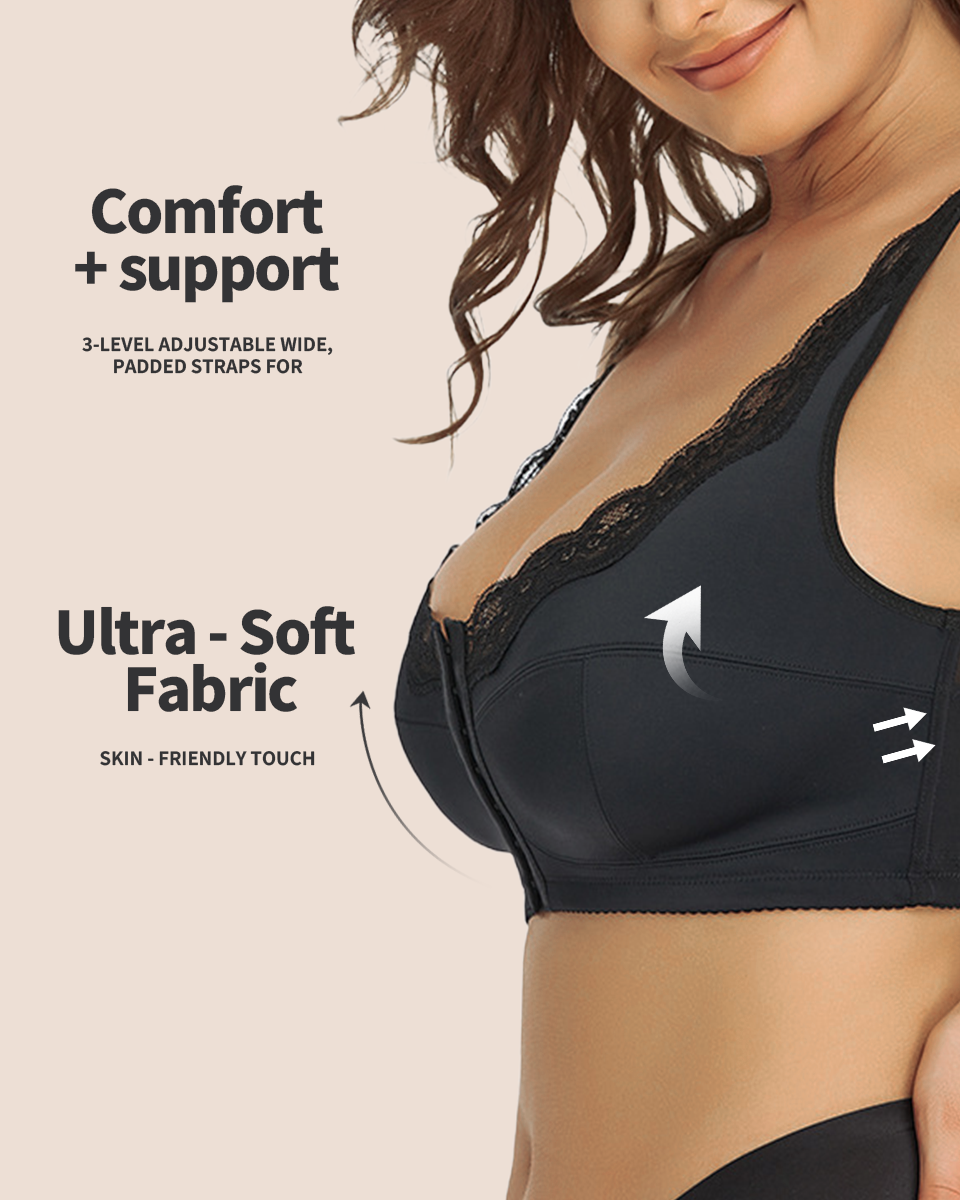 Women's Sexy Front Closure Lace Lingerie