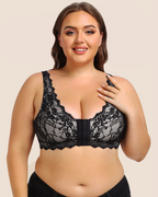 Women's 3D Support Front Closure Lace Lingerie