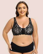 Women's 3D Support Front Closure Lace Lingerie