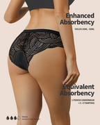 Women's Sexy Lace 4-Layer Leakproof Period Panties