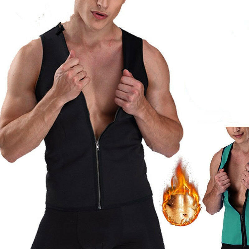 🍂Autumn Promotion 50%💥Men's Workout Zipper Body Shaper Tank Top