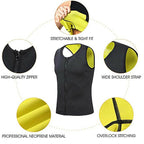 🍂Autumn Promotion 50%💥Men's Workout Zipper Body Shaper Tank Top