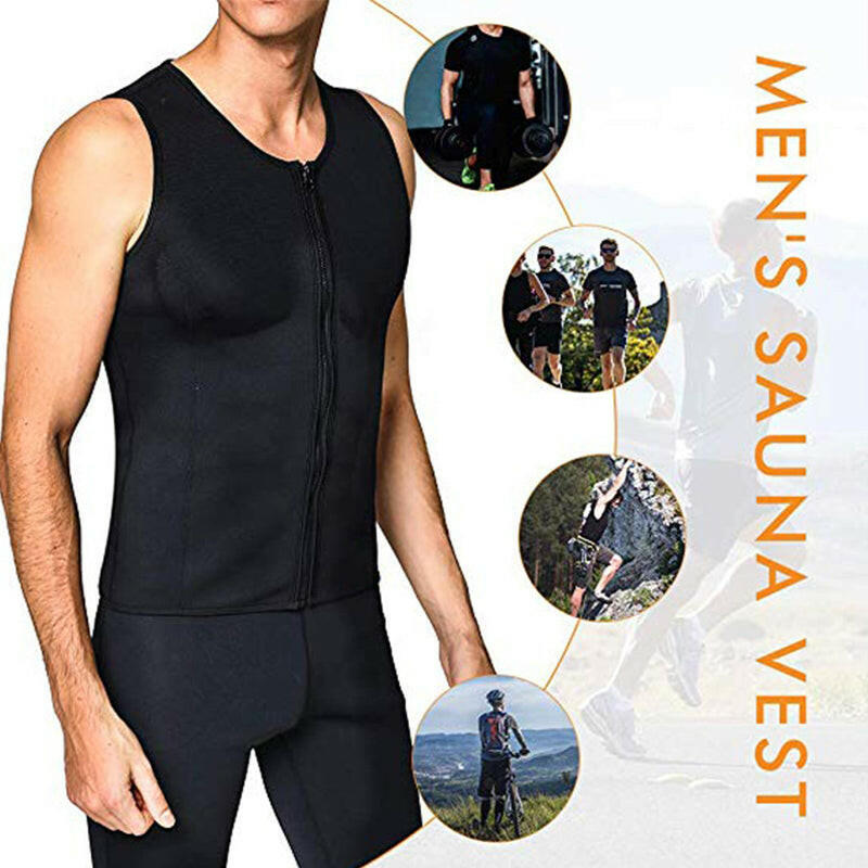🍂Autumn Promotion 50%💥Men's Workout Zipper Body Shaper Tank Top