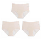 Plus Size High Waist Leak Proof Ice Silk Panties