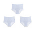 Plus Size High Waist Leak Proof Ice Silk Panties