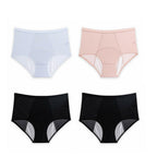 Plus Size High Waist Leak Proof Ice Silk Panties