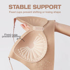 Women's Seamless Wireless Bra with Convertible Straps