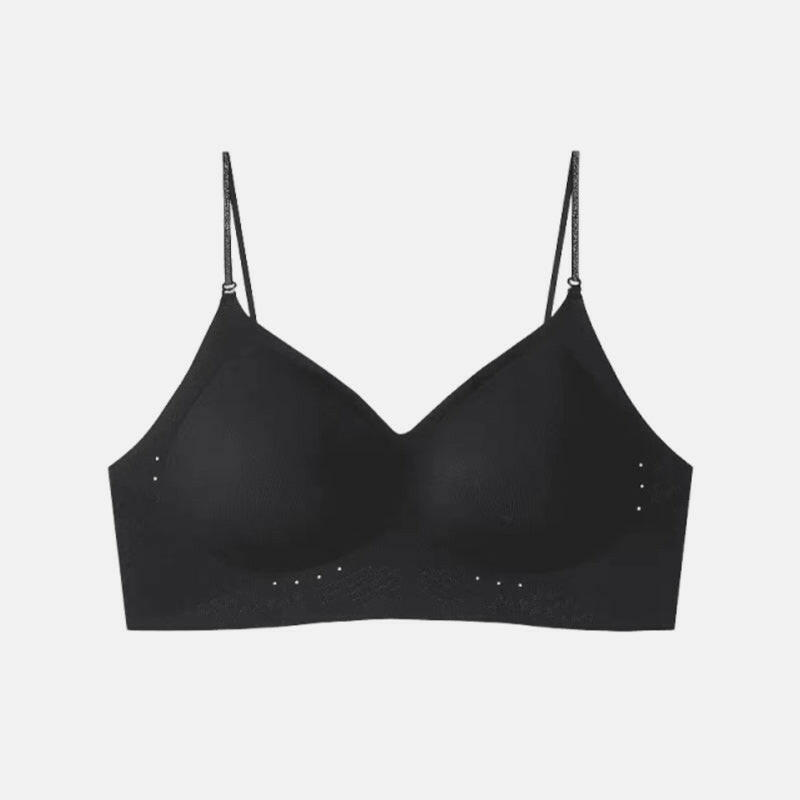 Women's Seamless Wireless Bra with Convertible Straps