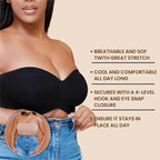 Ultra-Thin Push-up & No-Slip Strapless Bra