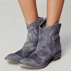 💥Comfortable Women's Ankle Boots Made Of Synthetic Suede