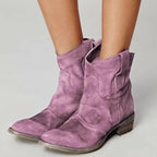 💥Comfortable Women's Ankle Boots Made Of Synthetic Suede