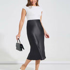 Women’s Classic Elegant High-Waist Skirt