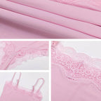 Slimming Lace Spaghetti Bodysuit