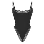 Slimming Lace Spaghetti Bodysuit