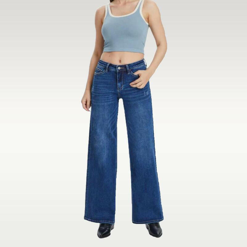 Mid-low Rise Baggy Jeans