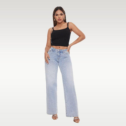 Mid-low Rise Baggy Jeans
