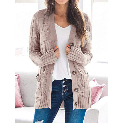 Women's Autumn Midi-Length Knit Sweater