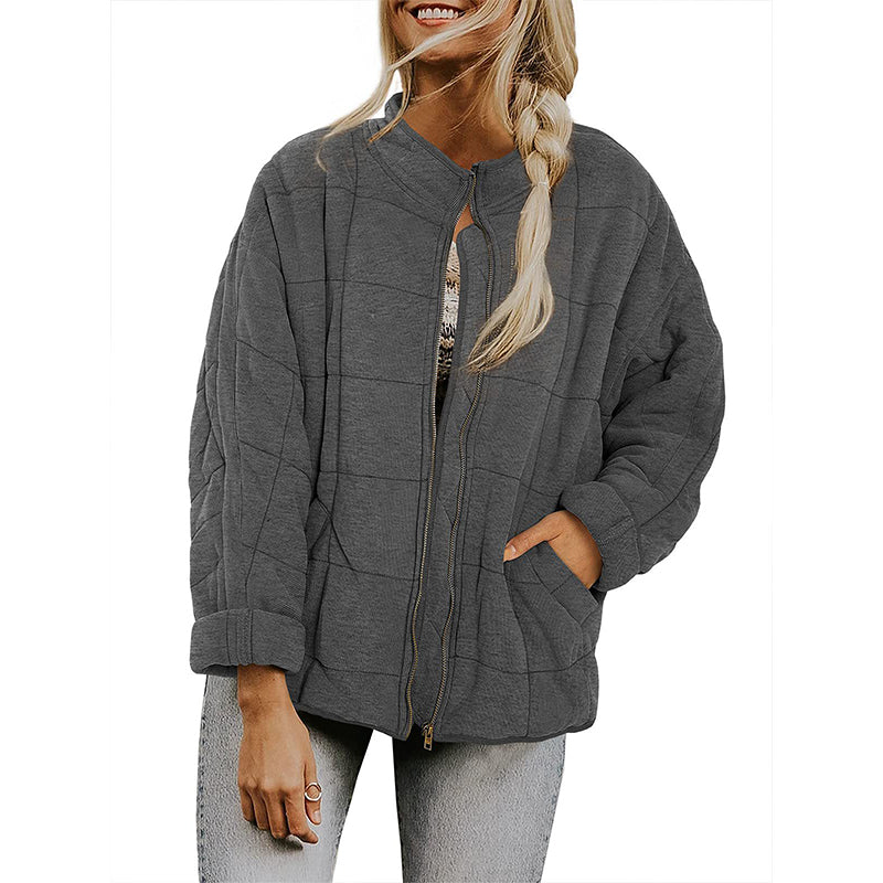 Women’s Zip-Up Quilted Jacket