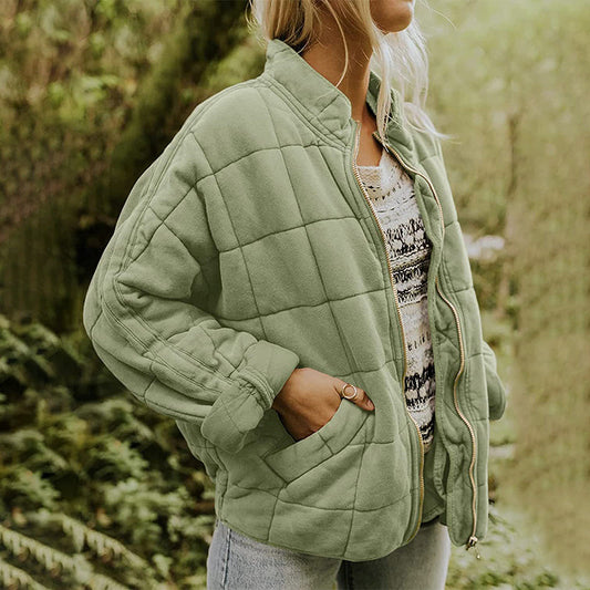 Women’s Zip-Up Quilted Jacket