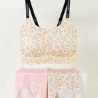 🍂Autumn Promotion 41%💕Women's Seamless Leopard Bra & Panty Set