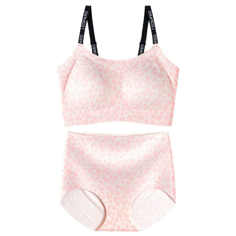 🍂Autumn Promotion 41%💕Women's Seamless Leopard Bra & Panty Set