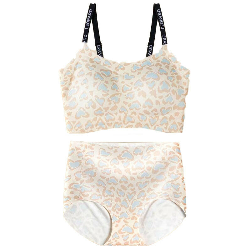🍂Autumn Promotion 41%💕Women's Seamless Leopard Bra & Panty Set