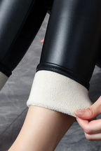 🍂Autumn Promotion 40%🔥FREE SHIPPING👖faux leather leggings (fleece inside)