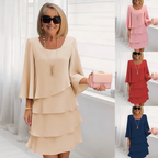 🔥Limited stock available 50% OFF🔥Women's Slimming Chiffon Cake Dress