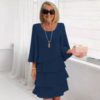 🔥Limited stock available 50% OFF🔥Women's Slimming Chiffon Cake Dress