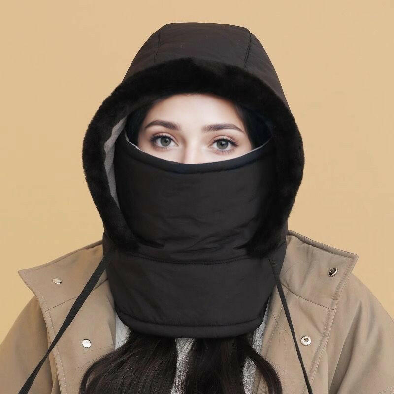 🍂Autumn Promotion 50%💕Plush-lined Thickened Thermal Hat with Face Mask for Men and Women