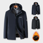 🍂Autumn Promotion 50%💕Best Gift - Men’s Padded Thermal Plush Parka Jacket with Removable Hood