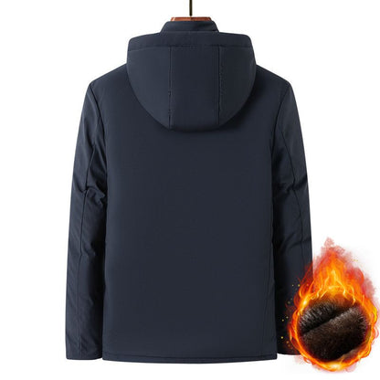 🍂Autumn Promotion 50%💕Best Gift - Men’s Padded Thermal Plush Parka Jacket with Removable Hood
