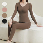 🍂Autumn Promotion 50%💕Women's Thermal Underwear Set with Shelf Bra