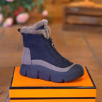 🍂Autumn Promotion 50%💕Women's Waterproof Warm Zip Snow Boots