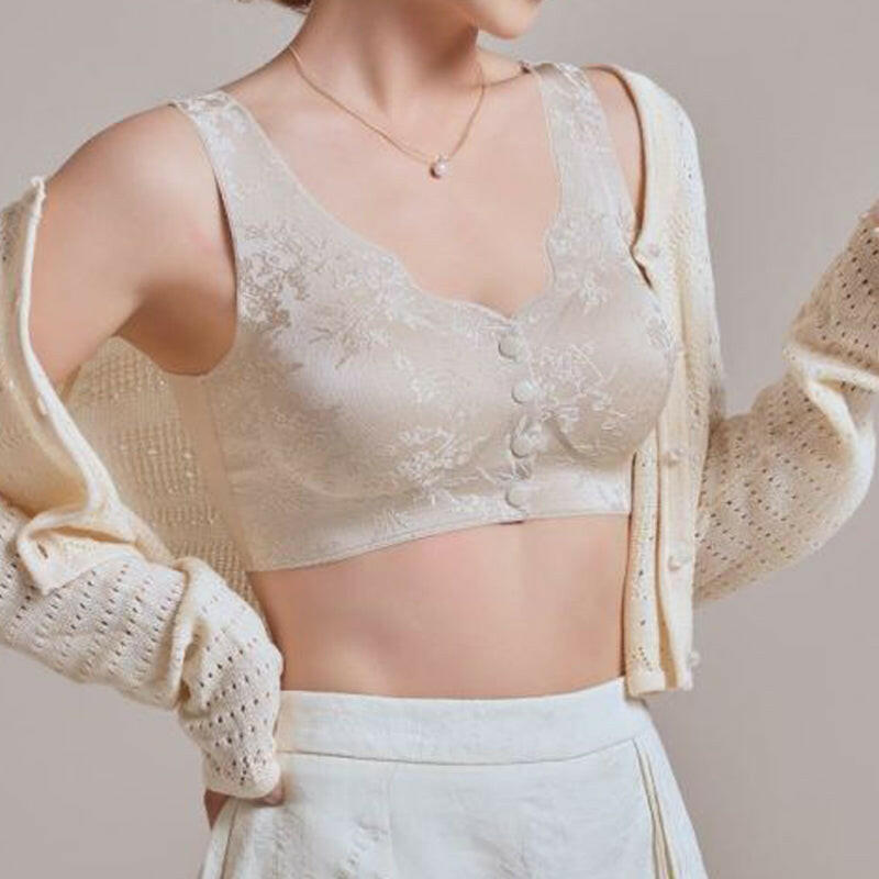 Comfort Front-Clasp & Wire-Free Seamless Bra