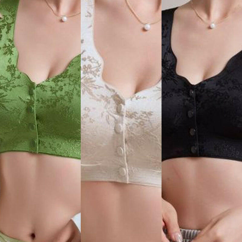 Comfort Front-Clasp & Wire-Free Seamless Bra