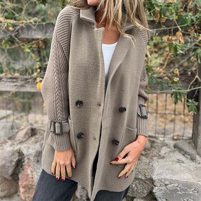 🍂Autumn Promotion 50%💕Women’s Mid-Length Lapel Double Breasted Coat
