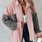 🍂Autumn Promotion 50%💕Women's Trendy Sequin Patchwork Coat with Raw Hem